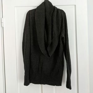 Gray cowl neck sweater